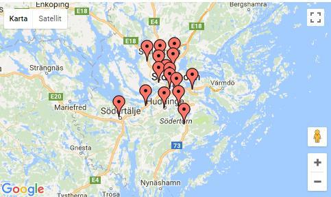 Stockholms barn- och ungdomspsykiatri Mottagningar och enheter * 13 lokala mottagningar * 5