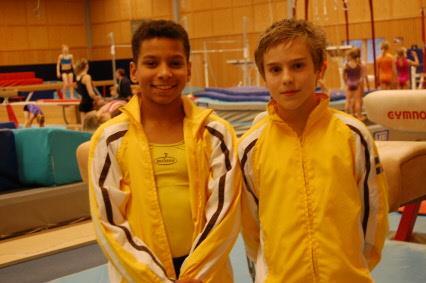 Prince och Herman - två av Brommagymnasternas talanger FOTO: Gymnastikförbundet/BR Uppåt för talanger i artistisk gymnastik 2009-02-23 I februari har både Manlig och Kvinnlig Artistisk Gymnastik