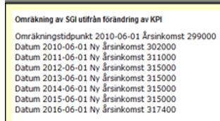 Efter du gjort din omräkning går du in i fliken registrera omräkningstidpunkt i processträdet i ÄHS och matar in nästa omräkningstidpunkt.