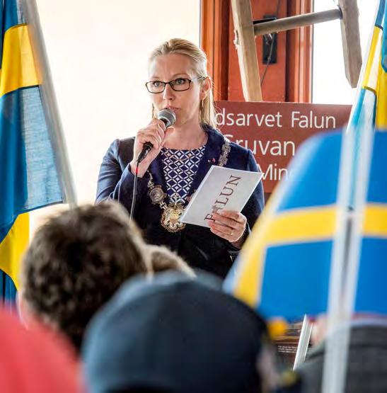 Medborgarskapsceremonin i Falun sker i samband med nationaldagsfirandet den 6 juni. Nya medborgare hälsas välkomna när nationaldagen firas Falu Gruva är platsen för nationaldags firande även i år.