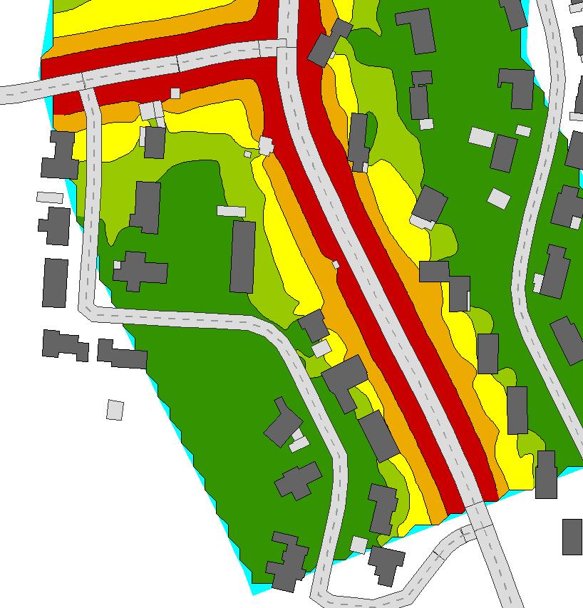 22 RAPPORT TRAFIKBULLER Figur 13 Maximal