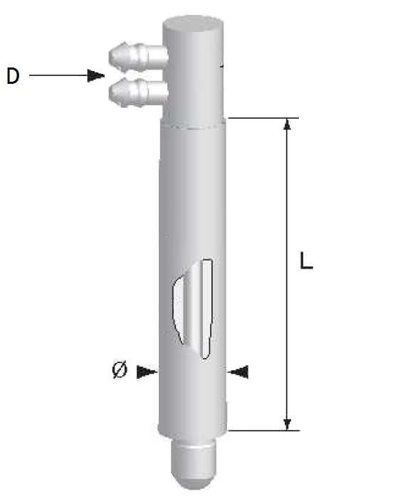 Elektrodhållare kona 1:10 12 Ø Längd (L) Elektrod Ø Art.nr.