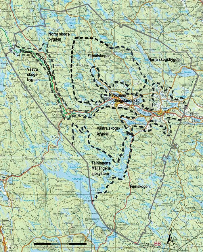 1. Inledning Landskapsanalysen En landskapsanalys för Ovanåkers kommun utfördes år 2009 av Sweco i Falun, på uppdrag av Ovanåkers kommun.