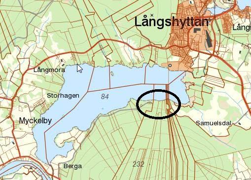 Amungen södra stranden i förlängningen av en väg. Området har redan idag en samlad fritidsbebyggelse och lämpar sig väl för ytterligare fritidsbebyggelse.