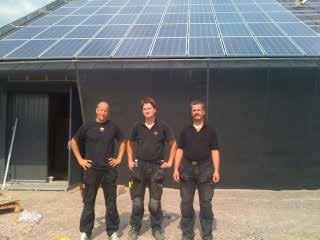 SOLCELLER KALMAR ENERGI Effecta har projekterade och monterade