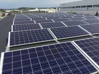 SOLCELLER EKSTA BOSTADS AB Effecta har under 2016 monterat ett solcellssystem med