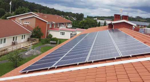 SOLCELLER MÅHAGA ÄLDREBOENDE Effecta har