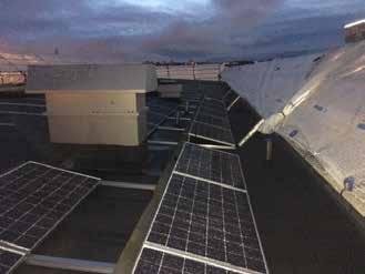 SOLCELLER LINDHOLMSKAJEN Effecta har under 2017 monterade ett solcellssystem på en nybyggd