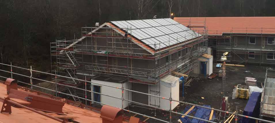 Solfångarna kommer att avge sin energi till två av Effecta levererade ackumulatortankar med