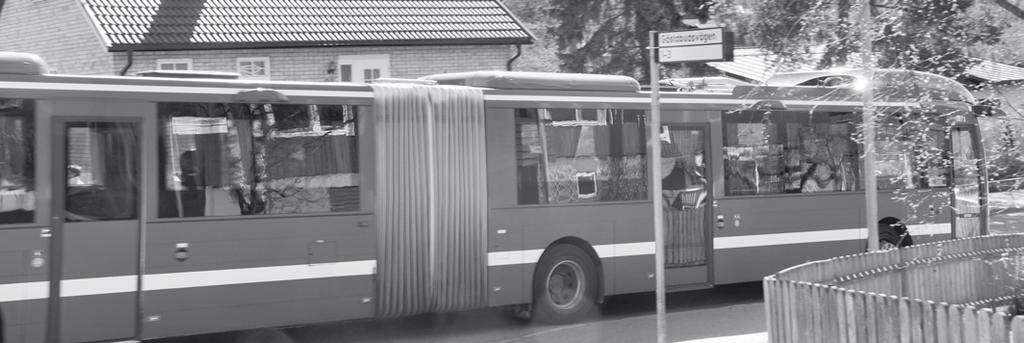 Uppföljning av artikeln om tung busstrafik bland villorna i Fullersta För bussar!