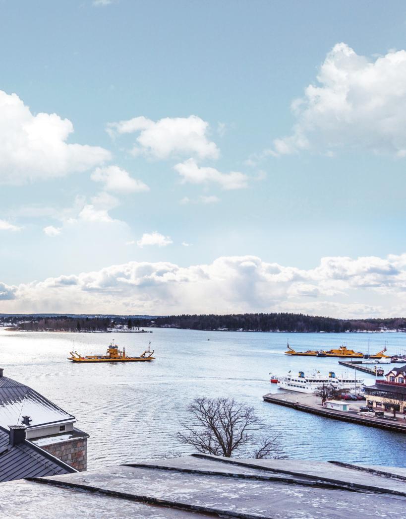 ARCHIPELAGO CONFERENCE AND TEAM ACTIVITIES FOR EVERY SEASON Vaxholm s beautiful scenery and proximity to fun activities will make an exciting stage for your next conference, meeting or team activity.