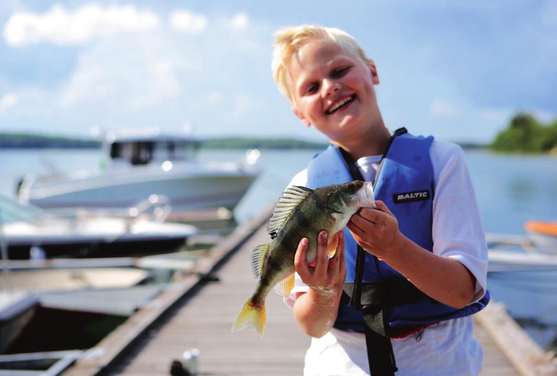 CATCH SOME PERCH FOR DINNER Do you enjoy fishing? Around Vaxholm, you are free to fish from land with tackle.