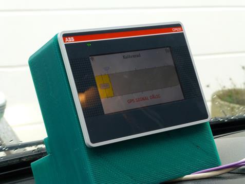 3 Resultat och diskussion Projektgruppen utförde hos Lunomark ett antal tester under vintern 2016-2017 på Svevias RoadPrint-trailer.