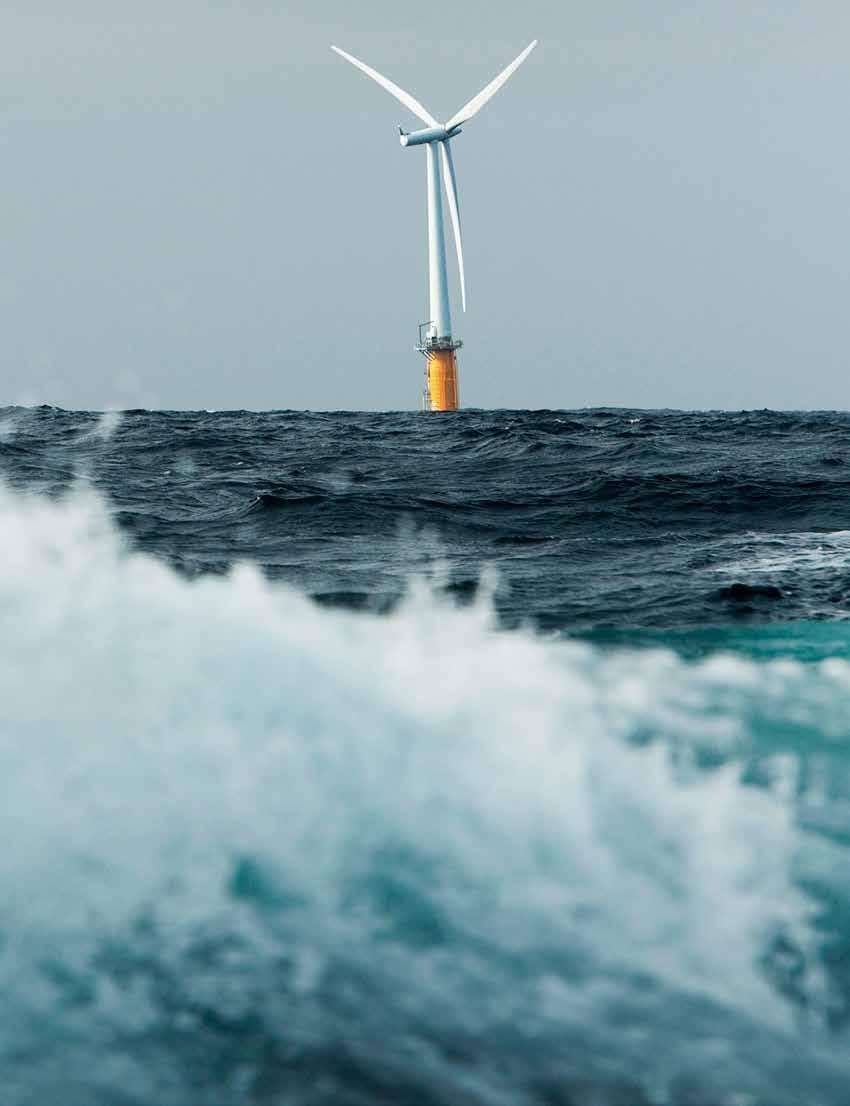 GLOBALT SAMMANHANG Leveranser från LKAB är en del av Statoils projekt med att bygga Hywind världens första flytande vindkraftspark.