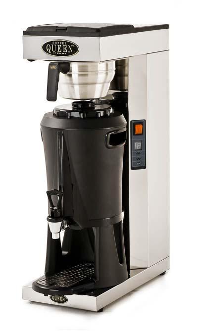 ...WITH A PASSION FOR COFFEE Användarmanual / User manual COFFEE QUEEN CQ MEGA A GOLD Kaffebryggare / Coffee brewer Bryggning i serveringsstation med