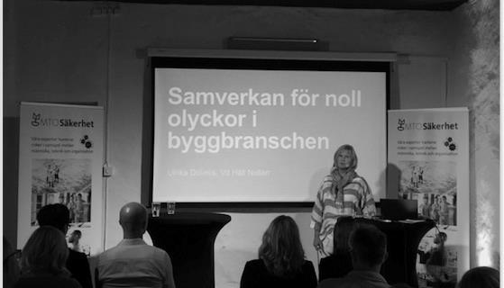 SAMVERKAN MED BYGGSEKTORN Föreningen Håll Nollan kommer att vara representerade i Sveriges Byggindustriers referensgrupp arbetsmiljö i syfte att inte dubbelarbeta, samt sprida information kring vad