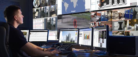 ELEKTRONISK SÄKERHET Integrerar system för bevakning av en anläggning Med Gunnebos elektroniska säkerhetslösningar kan hot och faror snabbt upptäckas, analyseras och hanteras.