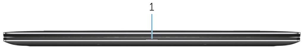 2 Vyer Framsida 1 Statuslampa för batteri Visar batteriets laddningsstatus. Fast gult sken batteriladdningen är låg. Blinkar gul batteriladdningen är kritisk. Fast vitt sken batteriet laddas.