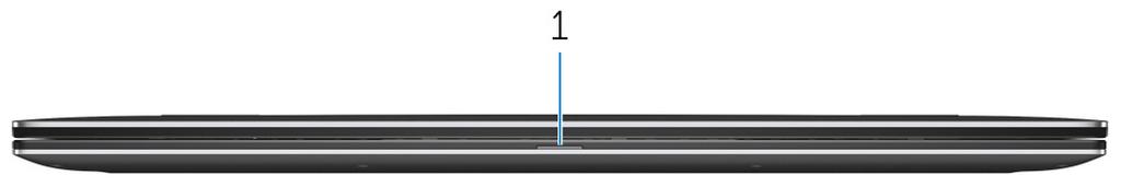 2 Vyer Framsida 1 Statuslampa för batteri Visar batteriets laddningsstatus. Fast gult sken batteriladdningen är låg. Blinkar gul batteriladdningen är kritisk. Fast vitt sken batteriet laddas.