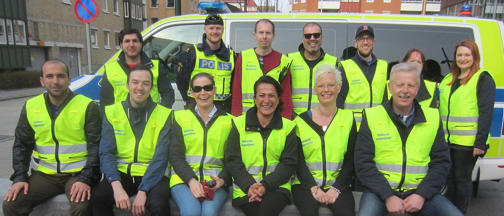 Lördagen den 1 april var kommunpolis Pierre Douhan ansvarig för dagens uppdrag och ett antal nya volontärer var med och mötte Malmöborna.