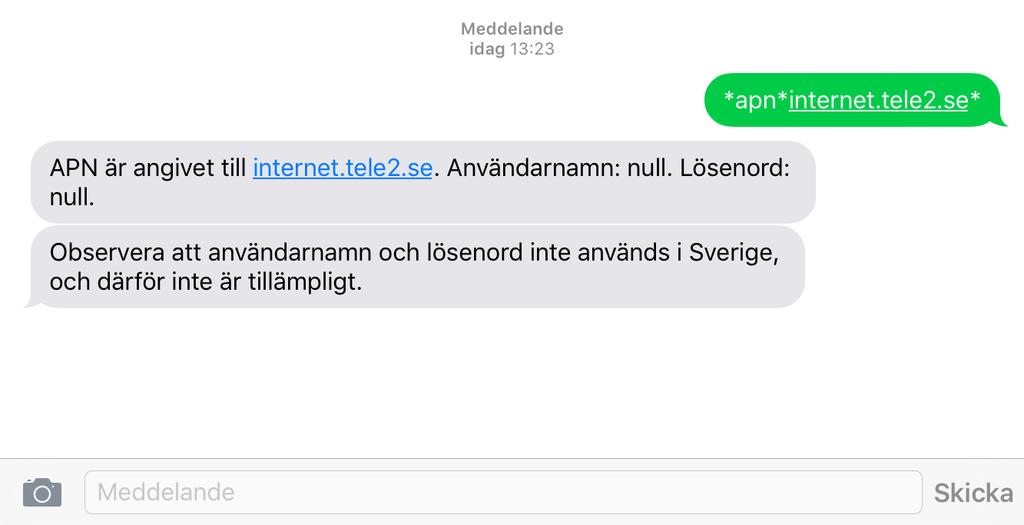 2.4. APN-inställningar Innan du börjar använda SweTrack Bike måste du ange APNadressen för den operatör som du använder i enheten, så att den kan kommunicera med mobildatanätet.