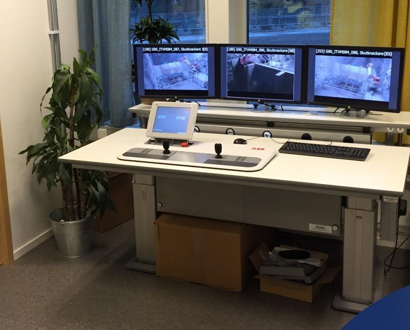 Fjärrstyrning av skutknackare Värde och fördelar Ökad säkerhet Vana operatörer, sällan-händelser har högre risk Flytta personal från produktionsområden Arbetsmiljö Ergonomiskt och komfortabelt