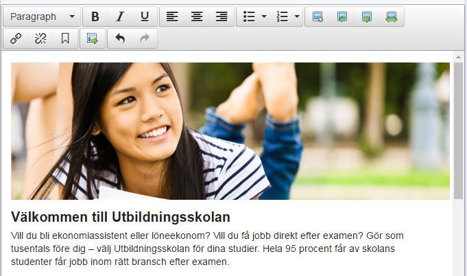 Ändra/lägg till rubriker i text För att lägga till en rubrik: markera den text ni vill ha som rubrik och välj Heading 3. Tips!
