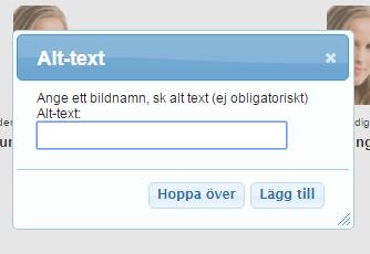 För att göra detta skriv exempelvis Beställ mer information om utbildningen här!
