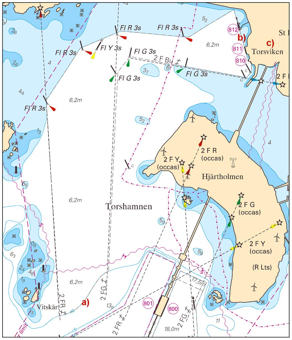 2016-04-14 18 Nr 594 Ändrat djup till Torsviken Göteborgs Hamn AB. Publ. 14 april 2016 * 11118 (T) Sjökort: 9312, 9313 Sverige. Kattegatt. Göteborg. Risholmen. Dykunersökningar.