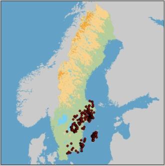 Den ruta som just nu är artrikast kommer när inventeringen är klar med all sannolikhet inte att utgöra den mest artrika rutan i Skåne.