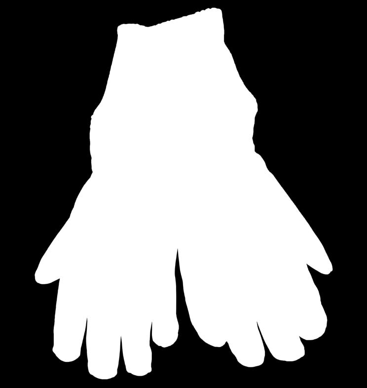 Både tumvantar och handskar har ett bra grepp tack vare sin anatomiska utformning, samtidigt som de är mycket bekväma.