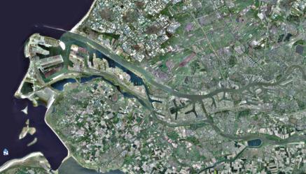 Figur 3.7. I Rotterdam, som är Europas största hamn, omsattes 47 miljoner ton gods 27, dvs 2,4 gånger mer än allt gods i alla svenska hamnar tillsammans.