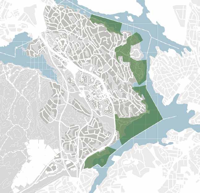 INLEDNING Drevviken Drevviken är den största sjön i Tyresåns sjösystem och är belägen i den sydöstra delen av Huddinge kommun. Drevviken gränsar till Stockholm, Huddinge, Tyresö och Haninge kommun.