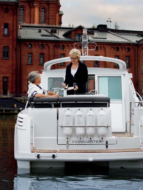 Till denna båt kan du välja den av två Volvo Penta-dieselmotorer med prestanda som passar dig.
