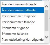 Översikt Denna vy är en översikt över enhetens Aktuella ärenden och/eller Avslutade ärenden samt SIP 5 5. Klicka på översikt. Klicka på för att få upp enhetens ärenden.