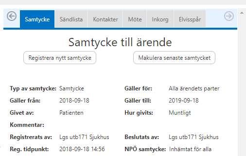 Klicka på Redigera för att skriva i Planering.
