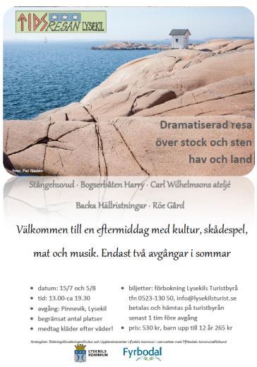 Havet, livet och döden föredrag med Dick Harrison 6 nov, Brastad Folkets Hus 176 deltagare I samverkan