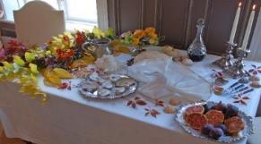 och av Riddarsalen och Barockrummet, Grand hotel, krogkonsert, kontradans, textläsning, provsmakning av
