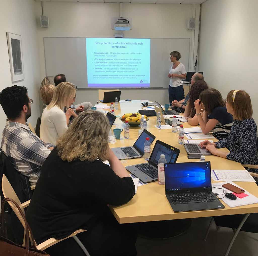 4c. Nationella provservicekoordinatorer på plats Anna Clareborn, Projektledare på Programkontoret för Biobank Sverige Göteborg, Linköping, Lund, Stockholm, Umeå, Uppsala och Örebro är de svenska