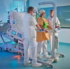 Fördelarna med Progressive Mobility Program Stand Gör det möjligt för patienter att försöka stå medan extra stöd tillhandahålls vid behov Chair Egress Bygger upp patientens styrka Lyftar för sittande