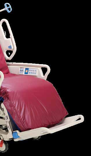 Stöd för sidourstigning Hjälper patienten med