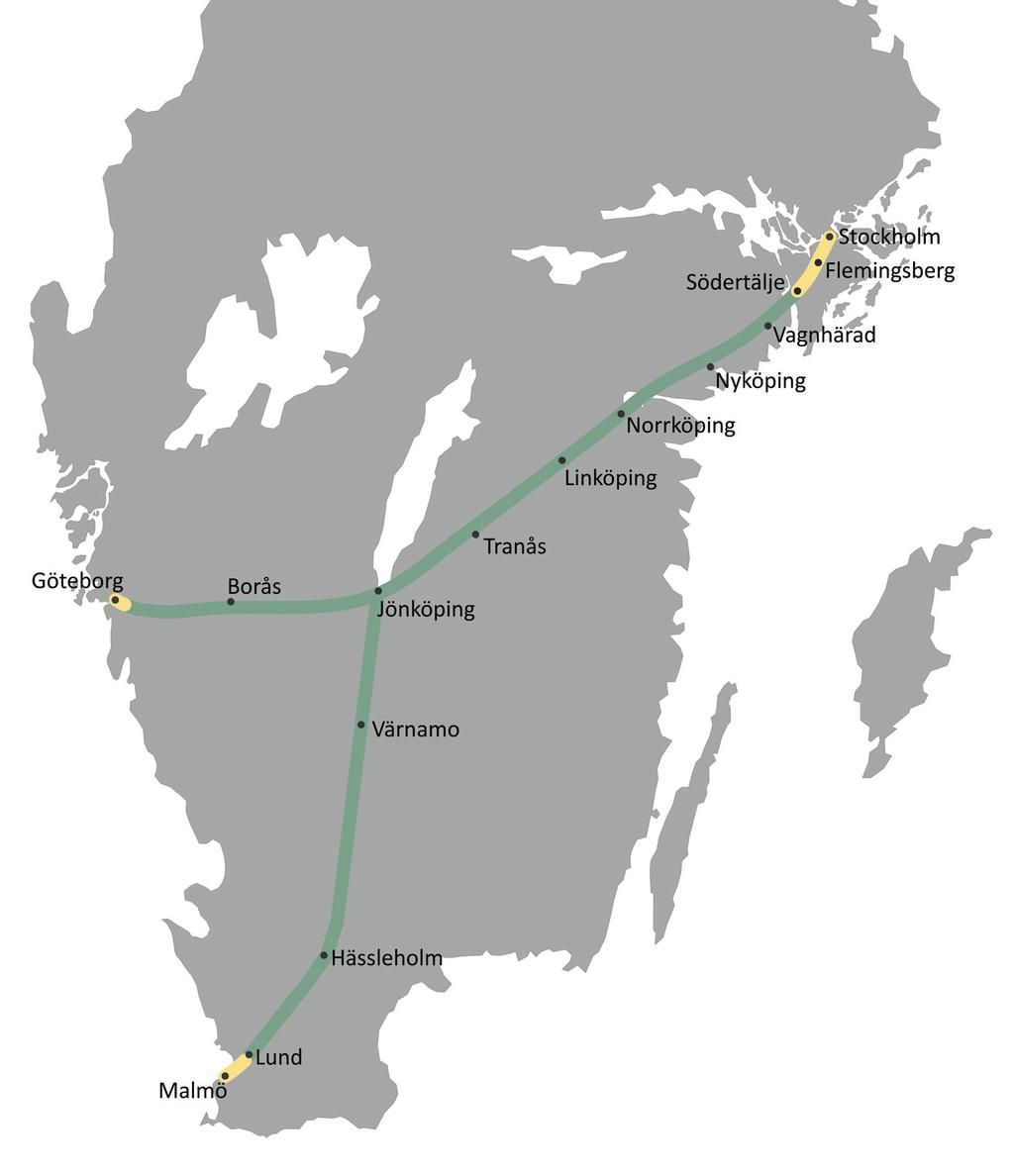 Förslaget ovan att höghastighetsjärnvägen ska planeras utifrån ett helhetsperspektiv och byggas ut i snabb takt, grundas på att man inom rimlig tid ska kunna dra nytta av gjorda investeringar.
