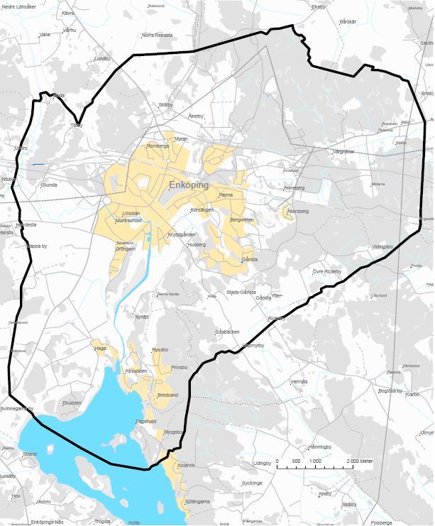 64/18 Planeringsprinciper för busstrafiken i Enköpings stad - KT2018-0122-6 Planeringsprinciper för busstrafiken i Enköpings stad : Planeringsprinciper för busstrafiken i Enköpings stad 3 Figur 1.