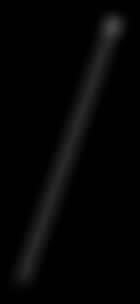 Åsstöd, L = 460 mm,
