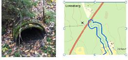 4. Trumma för bäck - passage öster om Loviseberg (NW659743-152815) Längdmätning enligt vägplan: Ca 5/450 Material och dimension: Betong, 400 mm Delavrinningsområde: Mynnar i Mälaren (SE 659770