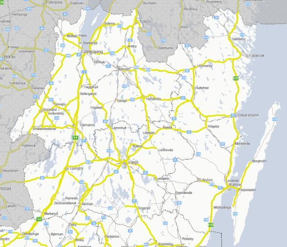 Det innebär i sig stora utmaningar vad gäller att knyta samman orter över förhållandevis långa avstånd.