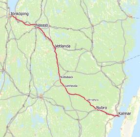 32 Stråket Jönköping-Kalmar Kortfakta Län: Jönköping, Kalmar och Kronoberg Kommuner: Jönköping, Kalmar, Nybro, Nässjö, Uppvidinge och Vetlanda Berört vägnät: Riksväg 31 samt delvis även riksväg 40