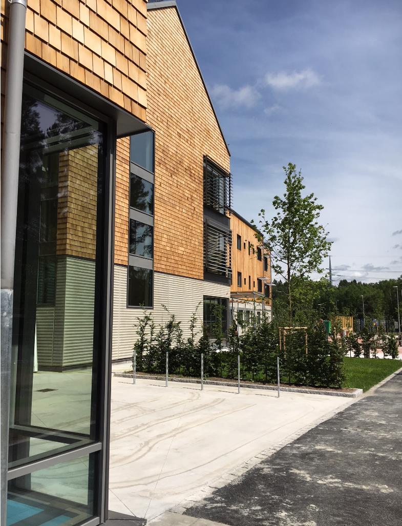 Det nya bostadsområdet ska komplettera Backaskolan och därmed är strävan att upprätthålla en hög ambitionsnivå
