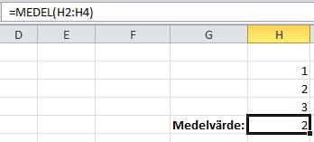 Formler Excel ger tillgång till ett flertal inbyggda formler som du kan behöva använda dig av i framtiden.