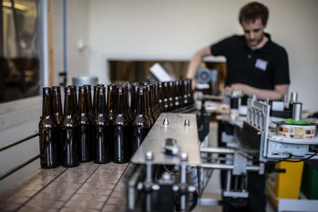 större volymer för att nå sina långsiktiga mål. Bryggeriet expanderar in i nya lokaler i anslutning till de befintliga.